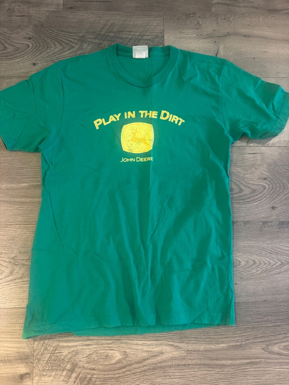 John Deere Green T‑Shirt with Yellow Logo